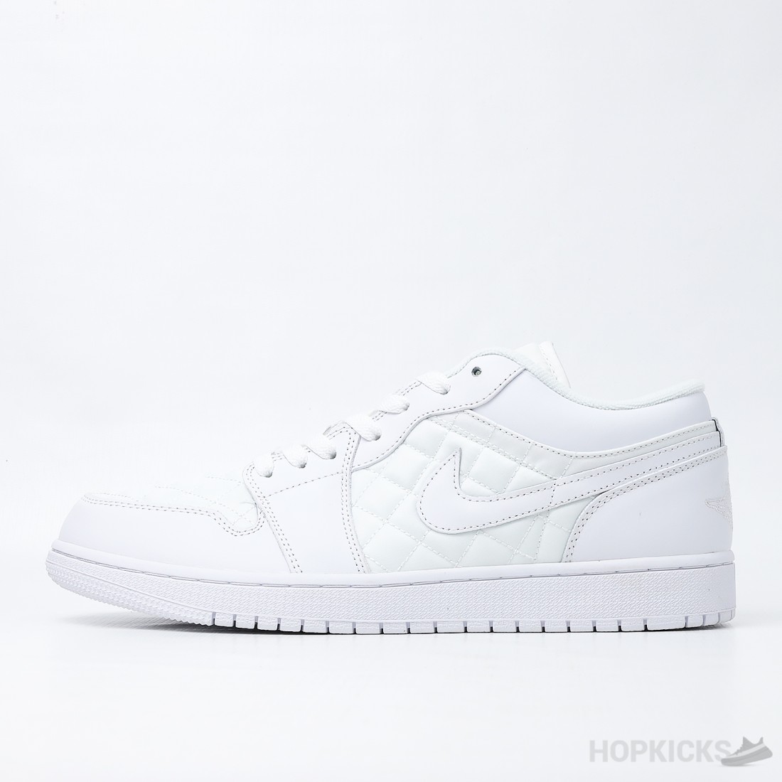 Air Jordan 1 Low Quilted White (Premium Plus Batch)